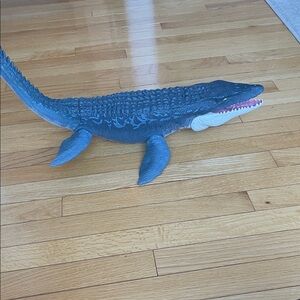 Mosasaurus toy from Jurassic World